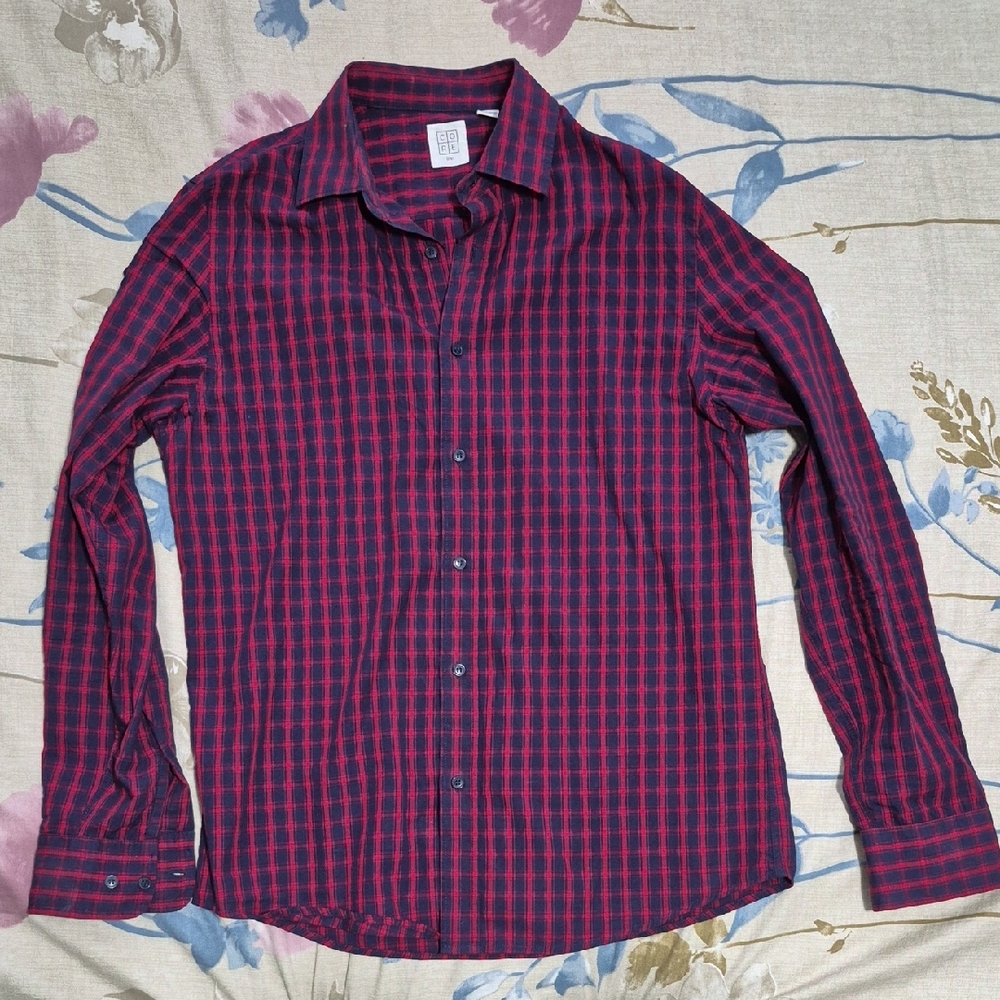 Core Life Red and Blue Plaid Casual Shirt
